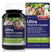 노블 - 울트라 비타민B 컴플렉스 108g (1200mg x 90정), 1개, 60정