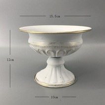 조화 개업선물 꽃병 화병 장식 꽃병. 메탈 동상 다육이 식물 화분 말린 꽃꽂이 저녁 식사 테이블, [01] Option 1-White, 01 Option 1-White