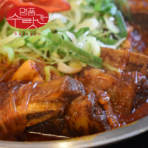 [명품수랏간] 인생 수제양념 맛있게 매운 LA 소갈비찜 미국산 800g~2 400g, 매운LA소갈비찜 800g (1팩)