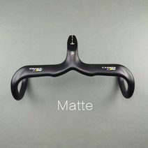 자전거부품 로드 바이크 풀 카본 원 통합 핸들바 28.6mm GPS 컴퓨터 홀더 포함 380/400/420/440