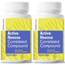 비타브로솜 AHCC 표고버섯균사체ahcc 1500mg(3캡슐) 90캡슐 2개
