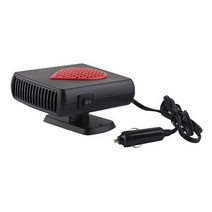 자동차 히터 12v 휴대용 자동차 히터 팬 2 in 1 냉각 난방 auto windshield defroster car anti-fog heater, 빨간색