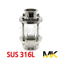 명인코리아 MK 쎄니타리 사이트글라스 2페럴 SUS316L (14764), 1개