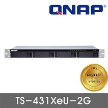 큐냅 TS-431XeU-2G 4베이 쿼드코어 DDR3 2GB 2.5/3.5인치 USB 3.0 [하드미포함] [정품판매점] ES