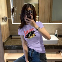 반팔티 여름옷 이너티셔츠 여성 화이트 슬림 스키니핏 상의 이너웨어 2186256668