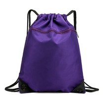 발레가방 여성을위한 야외 스포츠 가방 2022 새로운 농구 자전거 Rugzak Mannen Drawstring 휘트니스 수영, 09 Purple L