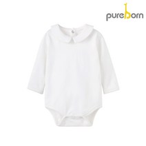 퓨어본 신생아 실내복 북유럽아기옷 화이트