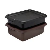 식당용 뷔폐용 업소용 호텔용 짬통 수거통 설거지통 분류통 다용도 식기수거함, 밤색, 포함