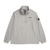 정품 내셔널지오그래픽 N231UJP902 우븐 세미 오버핏 로고 아노락 점퍼 MOURNING GREY