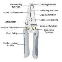 다기능 와이어 수리 도구 플라이어 스트리퍼 전기 케이블 스트리퍼 커터, A Wire stripper