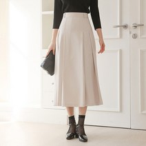 커스텀에이블 모던 주름 롱 스커트_C2302SK005A