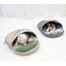 고양이둥지 사계절 보온하우스 집, 베이지색