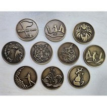 고급 메탈 골프 볼마커 황동 조각 맞춤제작 파크골프 선물, 40mm, 주문제작(+15000원), 선물포장(+5000원)
