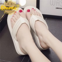 ZZJJC 핸드메이드 DIY 조리녀 웨지힐 미끄럼 방지 헝겊띠 비치 슈즈 조리샌들 슬리퍼