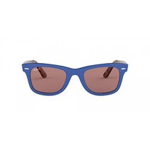 Ray-Ban RB2140F 오리지널 Wayfarer 아시안 핏 선글라스 블루 / 편광 바이올렛 54mm
