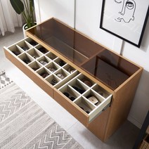 온리 1200 아일랜드 수납장(G008) / 드레스룸 강화유리 액세서리 디바이더 서랍장, 온리 1200 아일랜드 수납장, 오크