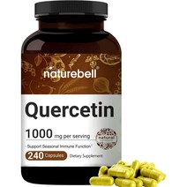 네이처벨 퀘르세틴 1000mg Per Serving 240정 / NatureBell Quercetin 1000mg Per Serving 240 Capsules, 1병, 240캡슐