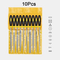 우드카빙 목공용 조각도 세트 보석상 나무 공예 금속 유리 돌 3 크기 구에 대 한 바늘, 씨엔, 180mm, 10개