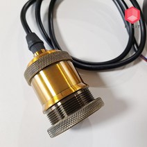 1등용 직부형 천장 전구 전선 소켓 후렌치 세트 e26 화이트/블랙, 블랙 레일용 전등기구