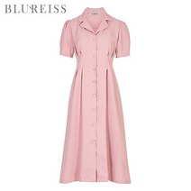 핀턱라인카라버튼원피스_B2M1OP3911