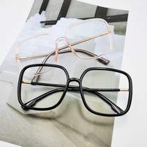 글라시스 아이유안경 명품디자인 럭셔리 사각 빅사이즈 오버사이즈 알큰 기은세안경테