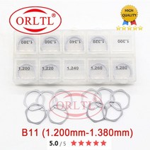 b14 b15 b40 b41 레일 인젝터 조정 심 b11 b12 b13 b16 b22 b25 b26 b31 b48 bosch 용 디젤 연료 가스켓 와셔, b11(1.20-1.38) 50개