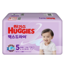 하기스 NEW 맥스드라이 점보 밴드형 남여공용 6단계(14~19kg), 3000매, 0   5step(11~16kg) / 공용 특대