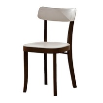 한성 SLM 베라 목제의자 월넛웬지 아이보리, 단품