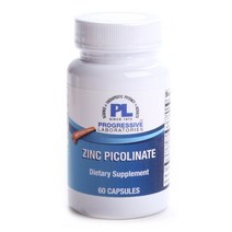 프로그레시브래버라토리즈 Progressive Laboratories 아연 피콜리네이트 캡슐, 60개입 × 1개
