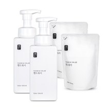생활공작소 핸드워시 솝 520ml 2개 + 리필400ml 2개, 청포도향