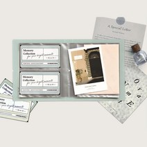 아이돌 팬미팅 콘서트 티켓보관 앨범 수납 영수증 정리 엽서 영화배우, 블랙