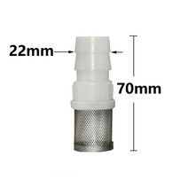 농업용 여과기 620mm 호스 필터 워터 펌프 보호 스테인레스 스틸 메쉬 드립 관개 산업 농업 물 도구, 20MM