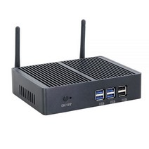 초소형 컴퓨터 PC 미니 팬리스 HTPC 인텔 코어 i3 7100U i55200U 셀러론 Widows 10 pro 데스크탑 DDR3L WiFi VGA 그래픽 miipc, 8G RAM 128G SSD WIFI, Core i3-5005U