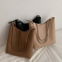 스퀘어 인조가죽쇼퍼백 여자데일리 숄더백 대학생가방