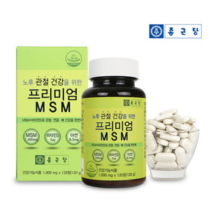 종근당 프리미엄 엠에스엠 MSM 비타민D 아연 1000mgx120정(2개월분), 1개, 120정, 120캡슐