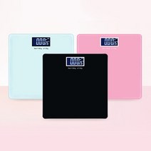 사각 디지털 미니체중계 칼라 심플, 핑크