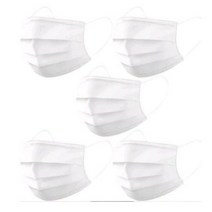 리빙블링 일회용 화이트 부직포 마스크, 50매, 2개