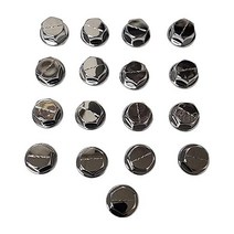XD Series 17pcs 시리즈 XD775 휠 리벳 볼트 크롬 플라스틱 KMC 록스타