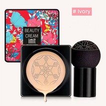에어쿠션 머쉬룸 헤드 BB CC 크림 컨실러 파운데이션 모이스춰라이징 메이크업, Ivory