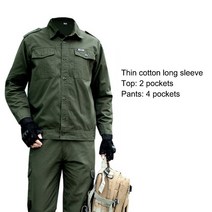 작업복 청소복 방진복 근무복 스즈끼 작업복 정장 남성용 여름 얇은 노동 보호 의류 면화 내마모성 화상, 08 8_04 XL