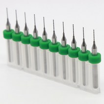 인쇄 회로 기판 0.55mm PCB 드릴 키트 10 피스 목공 금속 CNC 라우터 레이저 커팅 머신 및 밀링, 05 0.55mm      10PCS