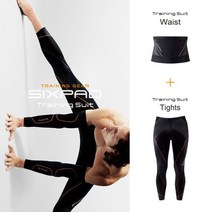 [SIXPAD]식스패드 트레이닝 슈트 웨스트& 타이즈세트, Suit Waist:M|Suit Tights:L