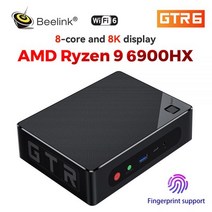 Beelink-GTR6 미니 PC AMD 라이젠 9 6900HX 윈도우 11 프로 32GB RAM 500GB SSD 와이파이 6E BT5.2 8K DP 게이머 컴퓨터, CHINA, GTR6 Ryzen 9 6900HX + EU, NO RAM NO SSD