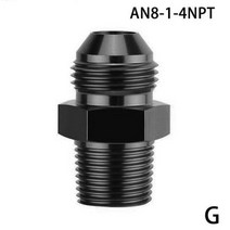 egr 밸브 AN4 AN6 AN8 AN10 ~ 1/8 1/4 3/8 1/2 3/4 NPT 오일 냉각 어댑터 범용 스트레이트 연료 호스 파이, G