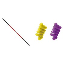 elitegrips(엘리트 그립) 원스피드 1SPEED 골프 전용 트레이닝 기구 레드 44.5 인치 TT1-01RD & elitegrips(엘리트 그립) 스윙 연습기 연습 용품 파이슨 클럽 코일 (G30g-P20g)[세트 구입]