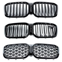 BMW X3 X4 G01 G02 LCI 후기형 튜닝 키드니 그릴 / 순정형 M퍼포먼스 M패키지 X3M X4M F97 F98 XLINE 쉐도우라인 프로 타입 / 블랙 유광, M퍼포먼스 M패키지 타입 (한줄그릴), 카메라O, 1개