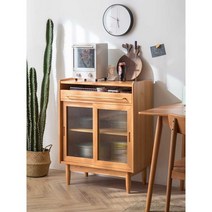 일식 주방 수납장 그릇장 선반장 틈새장 그릇 수납장, 60cm 블랙 월넛 디자인