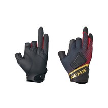 시마노(SHIMANO) 넥서스 방풍 마그넷 글로브 3개 컷 GL-112 V 레드 M