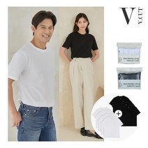 (m) V.CUT(브이컷) 오가닉 튜블러 면 반팔 이너티셔츠 4+4=8장