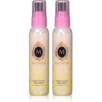 [대량 구입]MACHERIE(마시에리)나이트 글로스 트리트먼트 아웃 버스 트리트먼트 밤 세트 80ml× 2개 MACHE, 1